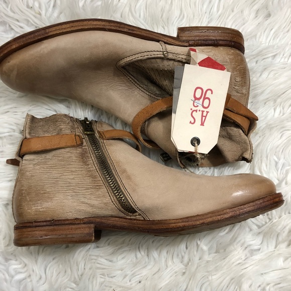 *SOLD* FP x A.S.98 Imperial Distressed Ankle Boots - Picture 6 of 8